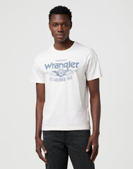Męska Koszulka Wrangler Americana Tee Worn White 112371417