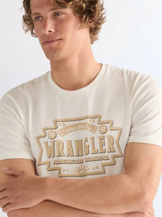 Męska Koszulka Wrangler Americana Tee Worn White 112378505