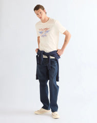 MĘSKA KOSZULKA WRANGLER AMERICANA TEE WORN WHITE 112387010