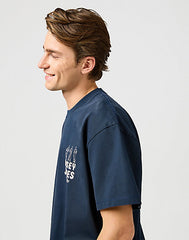 Meska Koszulka Wrangler CJ Graphic Tee Dark Navy 112362911