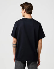 Meska Koszulka Wrangler Embroidery Tee Black 112371489