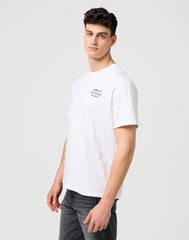 Meska Koszulka Wrangler Embroidery Tee Worn White 112371487
