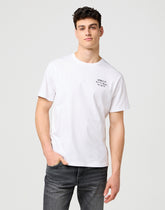 Meska Koszulka Wrangler Embroidery Tee Worn White 112371487