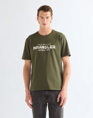 MĘSKA KOSZULKA WRANGLER GRAPHIC TEE DEEP DEPTHS 112387012