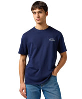 Meska Koszulka Wrangler Graphic Tee Navy 112362367