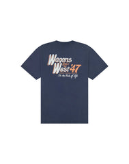 MESKA KOSZULKA WRANGLER GRAPHIC TEE NAVY 112377995