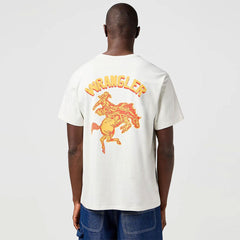 Męska Koszulka Wrangler Graphic Tee Vintage White 112362797