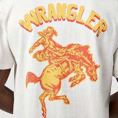 Męska Koszulka Wrangler Graphic Tee Vintage White 112362797