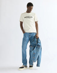 MĘSKA KOSZULKA WRANGLER GRAPHIC TEE WORN WHITE 112387013