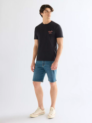 MĘSKA KOSZULKA WRANGLER LOGO TEE BLACK 112378502