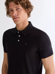 Męska Koszulka Wrangler Polo Shirt Black 112378482