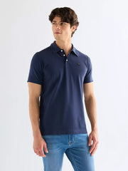 MESKA KOSZULKA WRANGLER POLO SHIRT BLACK IRIS 112378481