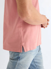 Męska Koszulka Polo Wrangler Polo Shirt Dusty Rose 112378002