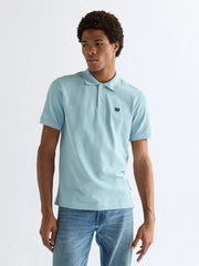 Męska Koszulka Polo Wrangler Polo Shirt Forget Me Not 112378001