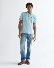 Męska Koszulka Polo Wrangler Polo Shirt Forget Me Not 112378001