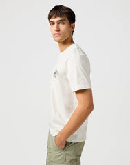 Meska Koszulka Wrangler Small Graphic Tee Vintage White 112362805