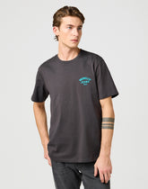 Meska Koszulka Wrangler Small Logo Tee Faded Black 112362800