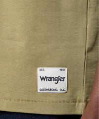 Męska Koszulka Wrangler Ss Solid Tee Aloe 112371504