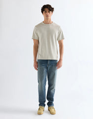 MESKA KOSZULKA WRANGLER SS SOLID TEE OAT MEL 112378012