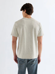 MESKA KOSZULKA WRANGLER SS SOLID TEE OAT MEL 112378012