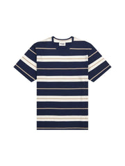 Meska Koszulka Wrangler Stripe Tee Black Iris 112362724