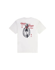 MESKA KOSZULKA WRANGLER VINTAGE TEE WORN WHITE 112378006