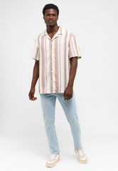 Męska Koszulka Collin Camp Stripe Mustang Collin Camp Stripe Multi Stripe 1015701 12453