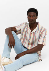 Męska Koszulka Collin Camp Stripe Mustang Collin Camp Stripe Multi Stripe 1015701 12453