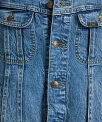 Męska Kurtka Jeansowa Lee Rider Jacket Cut Off 112376451