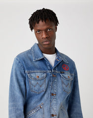 MĘSKA KURTKA JEANSOWA WRANGLER 124WJ THE WRIDER W4MJUG12K 112129139