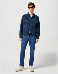 Męska Kurtka Jeansowa Wrangler Authentic Jacket Coalblue Stone 112146047