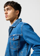 Męska Kurtka Jeansowa Wrangler Classic Jacket Stonewash 112362737