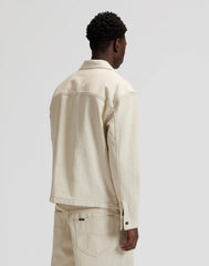 MESKA KURTKA LEE JACQUARD JKT NATURAL GREIGE 112376449