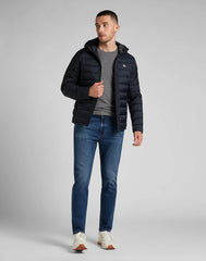 Męska Kurtka Lee Light Puffer JKT Black 112321559