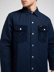 MĘSKA KURTKA LEE MIXED MEDIA OVERSHIRT RIVET NAVY 112371324