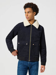 Męska Kurtka Przejściowa Wrangler Corduroy Aviator Black 112357270