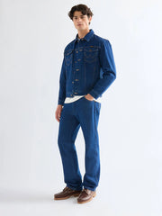 Męska Kurtka Wrangler Cowboy Cut Jacket Prewashed Indigo 112379708