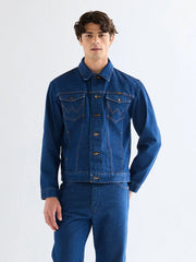 Męska Kurtka Wrangler Cowboy Cut Jacket Prewashed Indigo 112379708