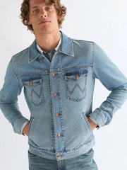 MESKA KURTKA WRANGLER DENIM JACKET THUNDER 112378497