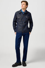 Męska Kurtka Wrangler Regular Jacket Rinsed Night 112362391