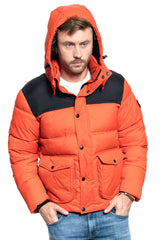 Męska Kurtka Zimowa Lee Puffer Jacket Poinciana L86NSZOL 112122746