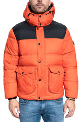 Męska Kurtka Zimowa Lee Puffer Jacket Poinciana L86NSZOL 112122746