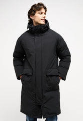 Męska Kurtka Zimowa Parka Mustang Long Parka Moonless Night 1014472 4137