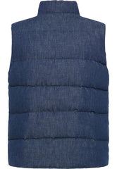 Męski Bezrękawnik Mustang Dennis Denim Quilt Denim Blue 1013496 5000 800
