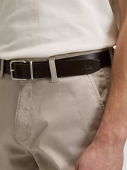 MĘSKI PASEK LEE CASUAL BELT DARK BROWN 112372689