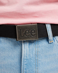 Meski Pasek Lee Webbing Belt Black 112351287