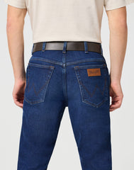 MĘSKI PASEK WRANGLER BELT BRĄZOWY 112352679