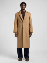 Męski Płaszcz Lee Long Wool Car Coat Camel 112371316