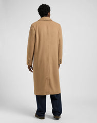 MĘSKI PŁASZCZ LEE LONG WOOL CAR COAT CAMEL 112371316