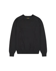 MESKI SWETER LEE CLEAN RAGLAN SWEATER BLACK 112378518
